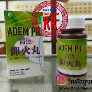 Qing Re Yi Huo Wan – Adem Pil – Botol isi 100s