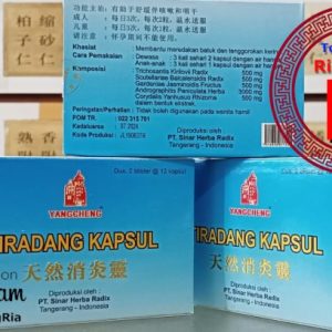 Tian Ran Xiao Yan Ling (Tiradang Kapsul) Obat Radang Tenggorokan