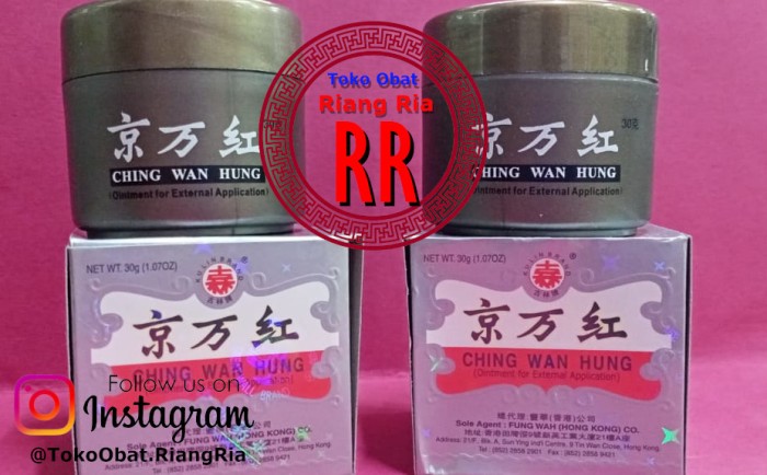 Ching Wan Hung jumbo 30gram - Obat Salep Luka Bakar