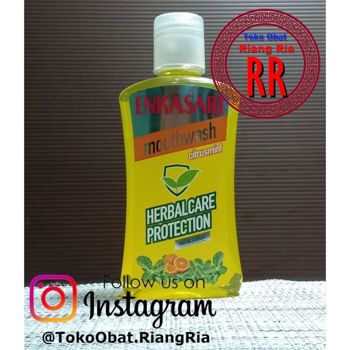 ENKASARI MOUTHWASH - 250ml - Pilih Rasa - Fresh Mint