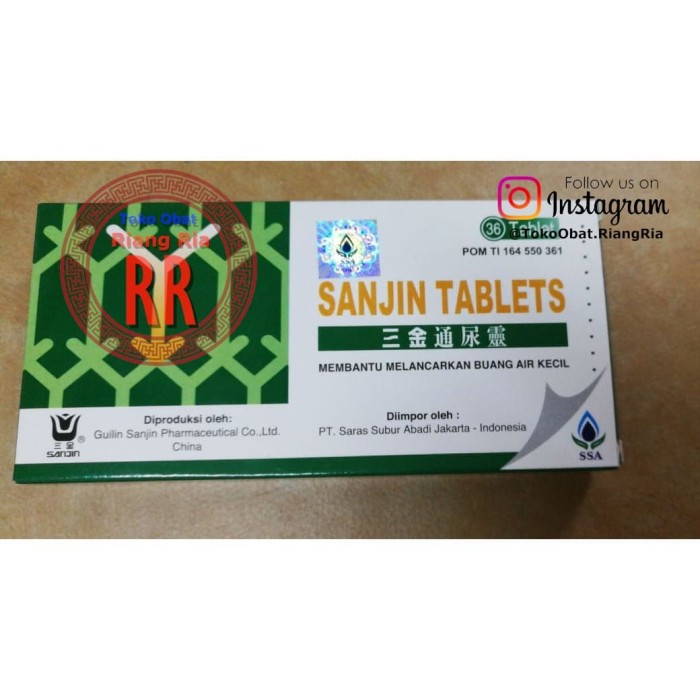 Sanjin Tablets (Infeksi Saluran Kencing)