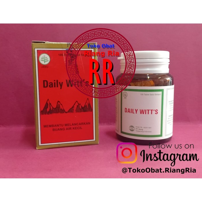 Daily Witt's - Obat Melancarkan buang air kecil, kesehatan ginjal