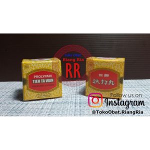 Prolypain Tieh Ta Wan – Obat luka memar, Terkilir, Keseleo, luka dalam