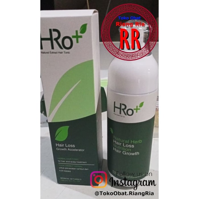 Hro+ Hair Tonic | HRoplus | Tonik Rambut | Penumbuh Rambut | Herbal