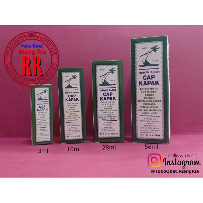 Minyak Angin Cap Kapak 28ml - 28 ML