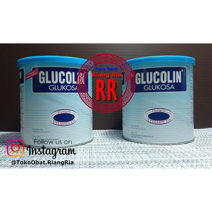 Glucolin Glukosa with Vitamin D3 - Gula Anggur Kaleng