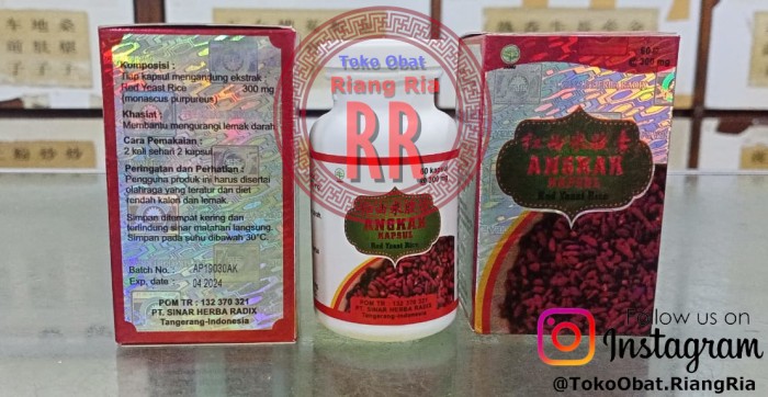 Angkak Kapsul Obat Herbal untuk Hipertensi dan Tambah Trombosit