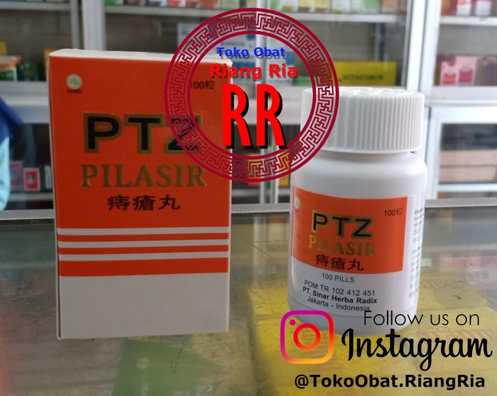 PTZ PILASIR Obat Ambien Pien Tze Huang Hermourrhoid Pill