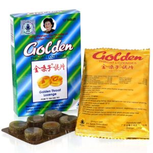 Golden Throat Lozenge – Obat permen pereda sakit tenggorokan
