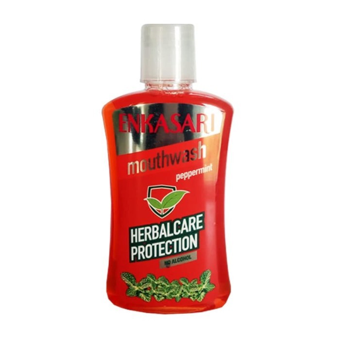 Enkasari mouthwash peppermint 250ml (Membantu menjaga kesehatan mulut)