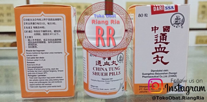 CHINA TUNG SHUEH PILLS (Obat Rematik,Nyeri sendi)