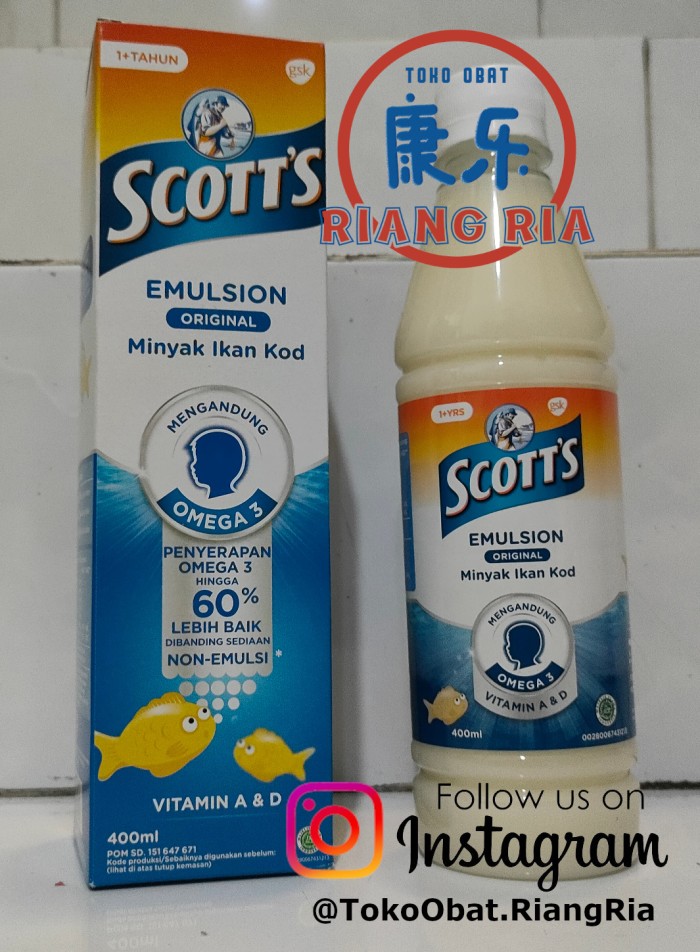 Scott's Emulsion Original - Putih 400ml