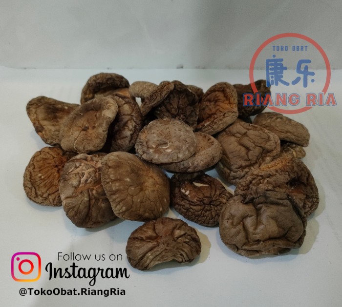 Jamur Hioko Kering uk. 4-5cm ( repack 50gram )
