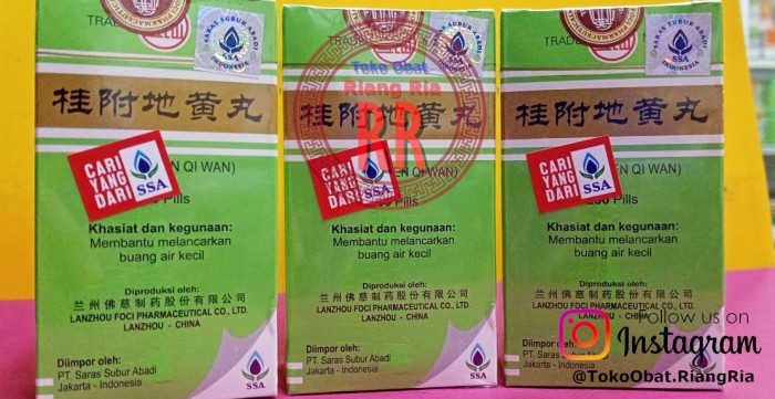 GUI FU DI HUANG WAN / jin kui shen qi wan ( obat kesehatan ginjal)