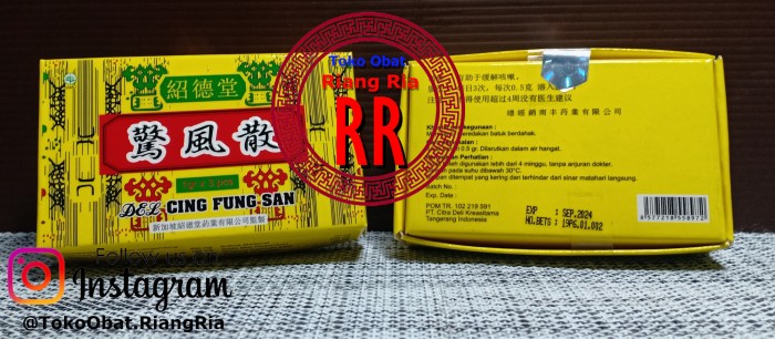 Cing Fung San - Obat anak Rewel, Kaget, Demam, Batuk, dan Pilek