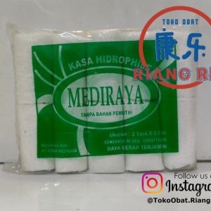 Kasa Hidrophile Mediraya 2 Yard x 5cm – isi 10
