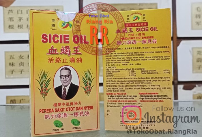 Siecie Oil - minyak gosok pereda sakit otot dan nyeri