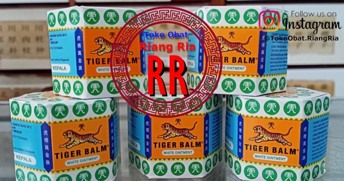 TIGER BALM Balsem Cap Macan Putih White 20 g