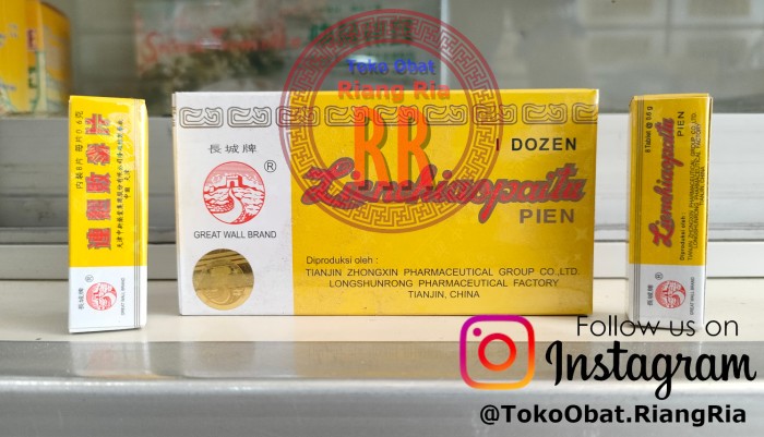 Lien chiao pai tu pien - Pembersih darah dan bisul - isi 8's