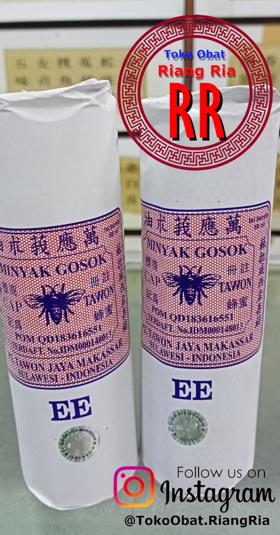 Minyak Gosok Cap Tawon asli Makassar ukuran EE 60 ml