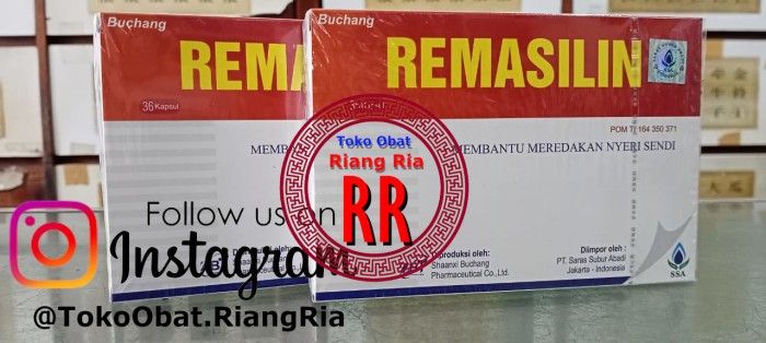 Remasilin - Meredakan Nyeri Sendi - 36 Kapsul
