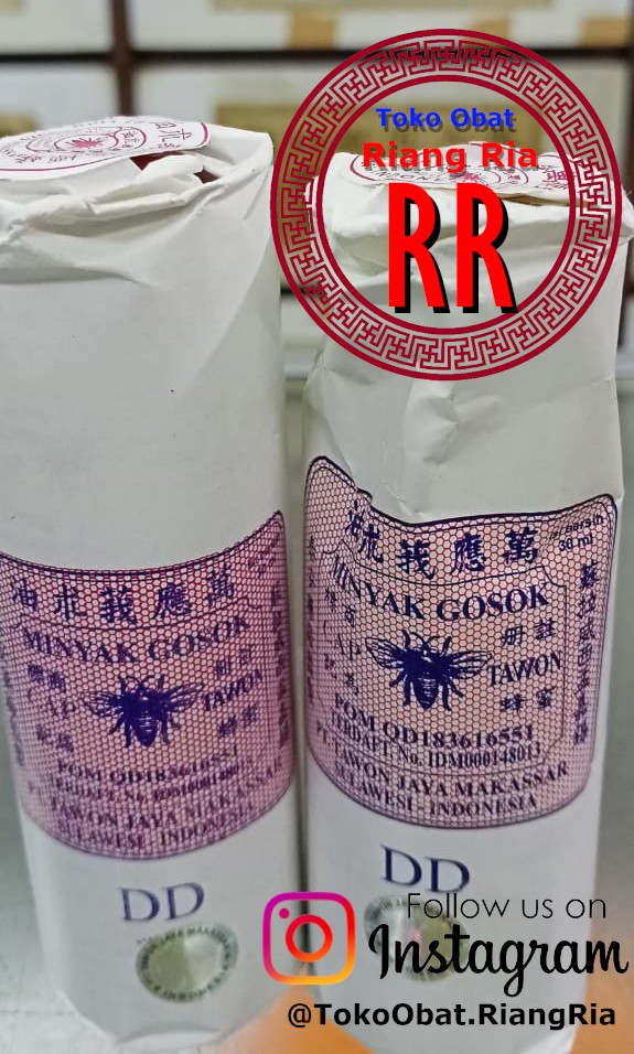 Minyak Gosok Cap Tawon asli Makassar ukuran DD 30 ml