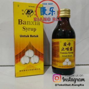 OBAT BATUK BANXIA SYRUP AMPUH MEREDAKAN BATUK & MELEGAKAN TENGGOROKAN