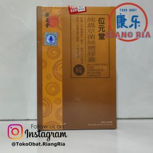 Obat Herbal Wai Yuen Tong Pure Cordyceps Mycelium Capsules