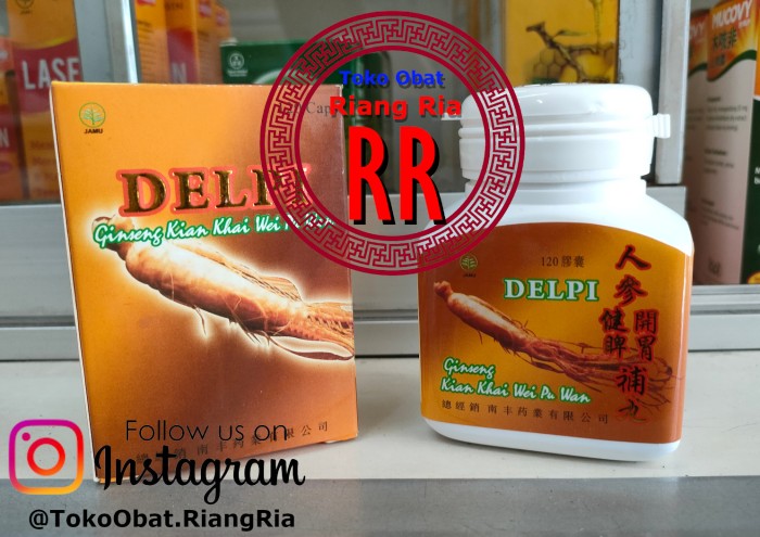 Ginseng Kianpi Pu Wan - Delpi - Kianpi Pil - Penambah Nafsu Makan