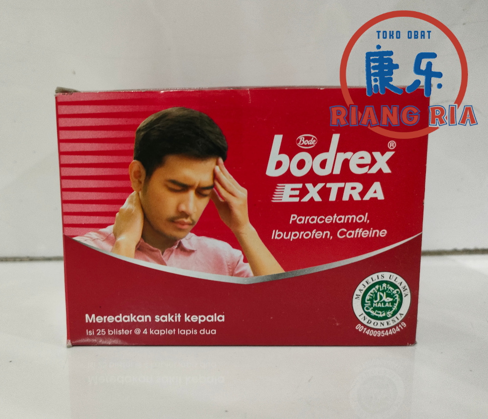 Bodrex Extra (strip isi 4 tablet) - meredakan sakit kepala - Image 2