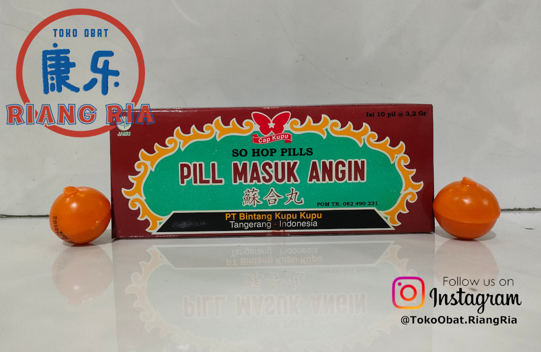 SO HOP PILLS - Obat Masuk Angin (jual per biji)