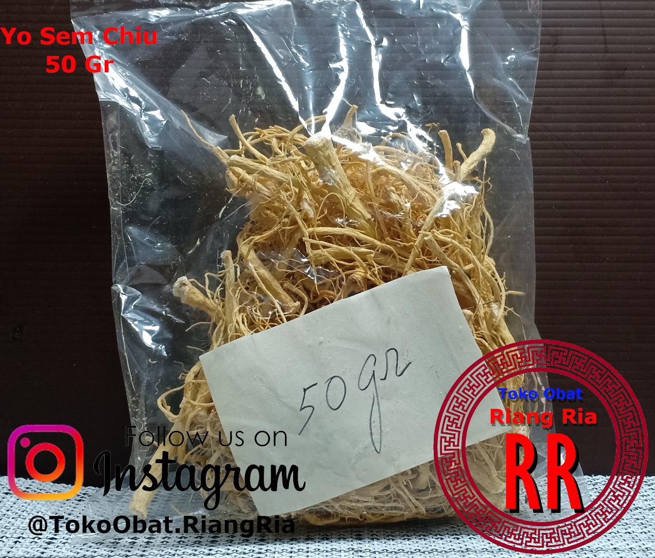 Akar Ginseng Yo Sem Ciu 50 gram