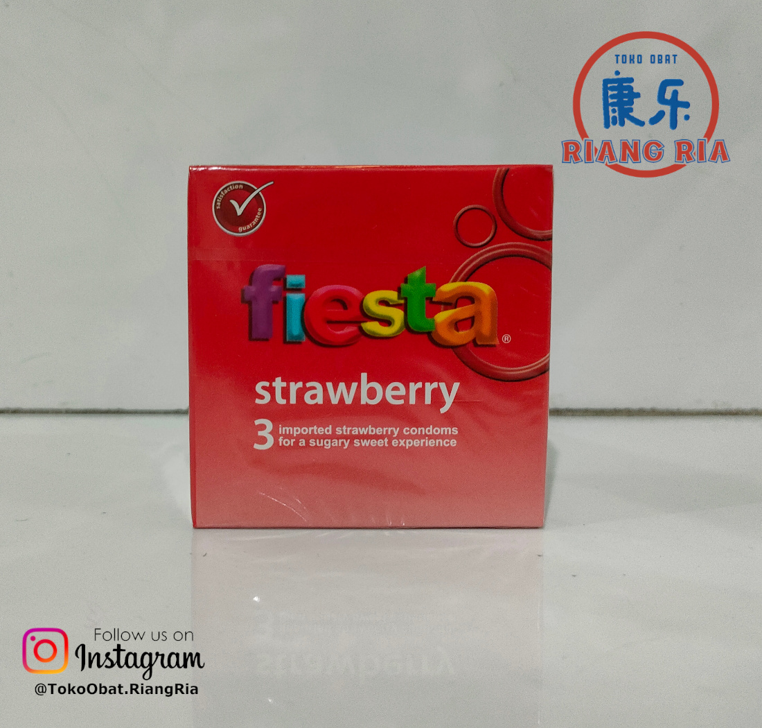 Kondom Fiesta Strawberry - Isi 3