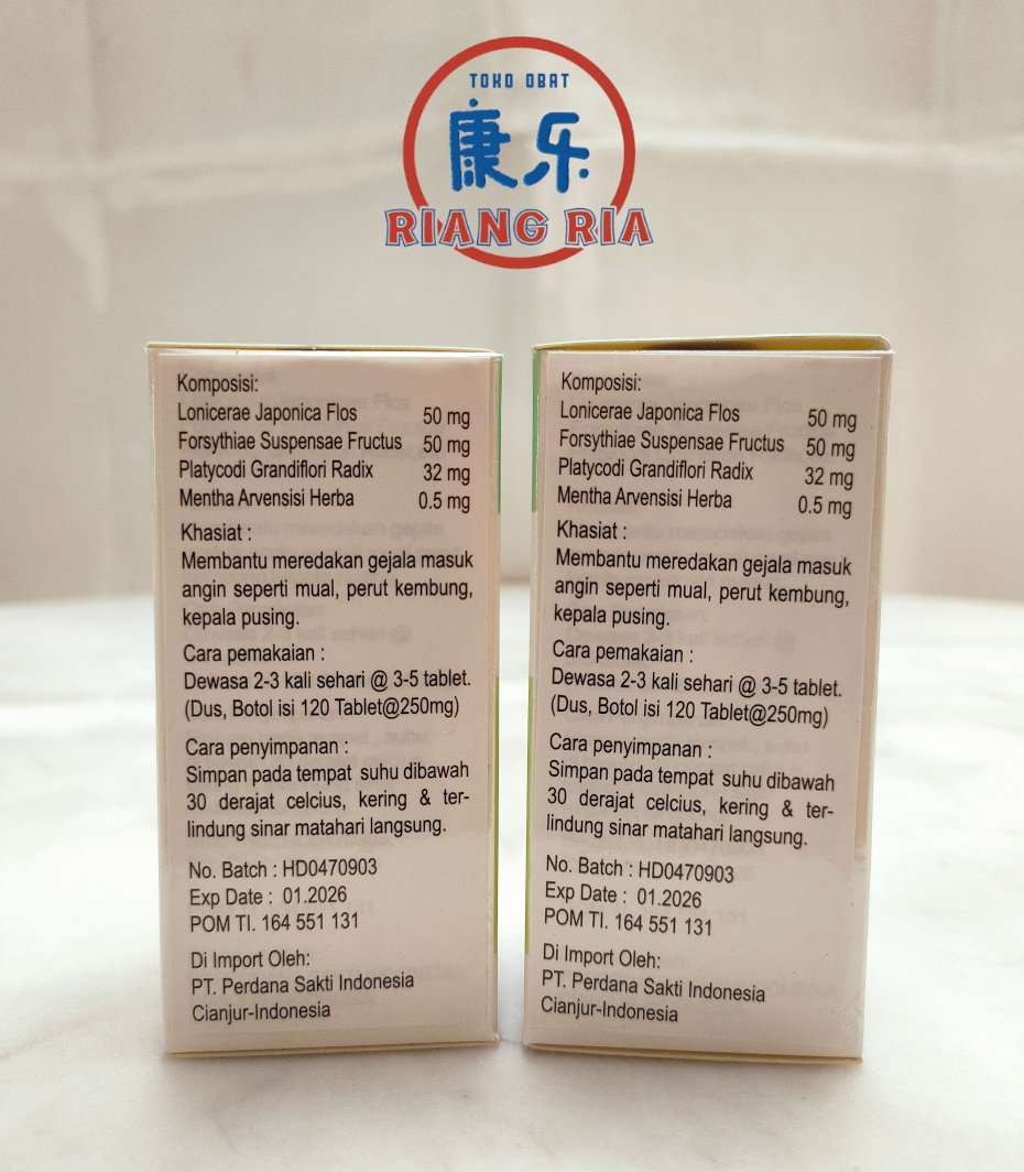 YINCHIAO TABLET 120TAB GREAT WALL BRAND YIN QIAO YIN CHIAO TABLET - Image 3
