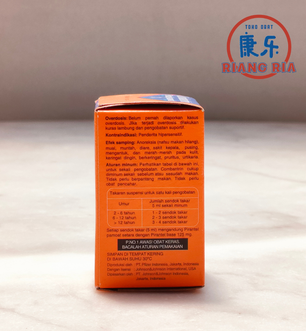 COMBANTRIN JERUK SIRUP 10 ML/Obat Cacing - Image 2