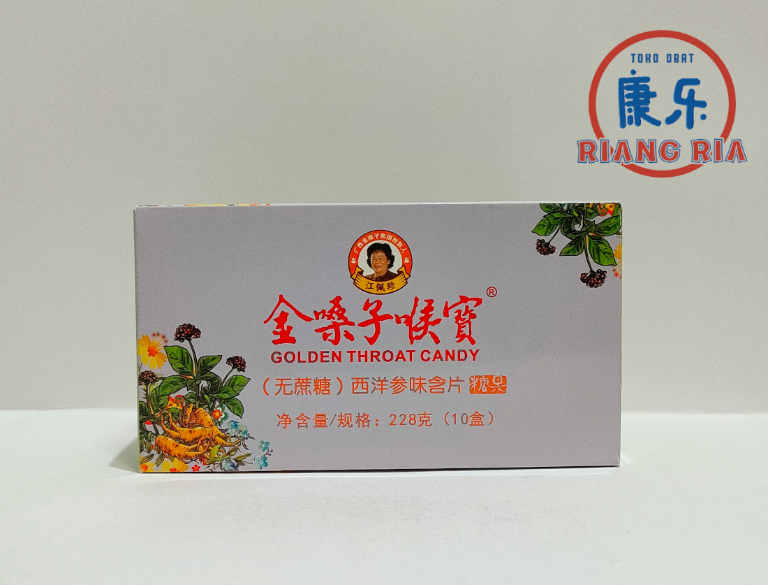 Permen Tenggorokan Golden Throat Rasa Ginseng - Image 3