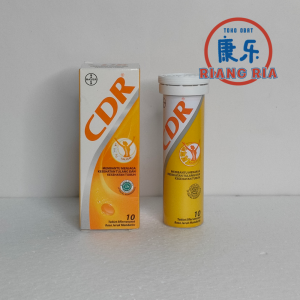 CDR VITAMIN 10 TABLETS EFFERVESCENT RASA JERUK MANDARIN