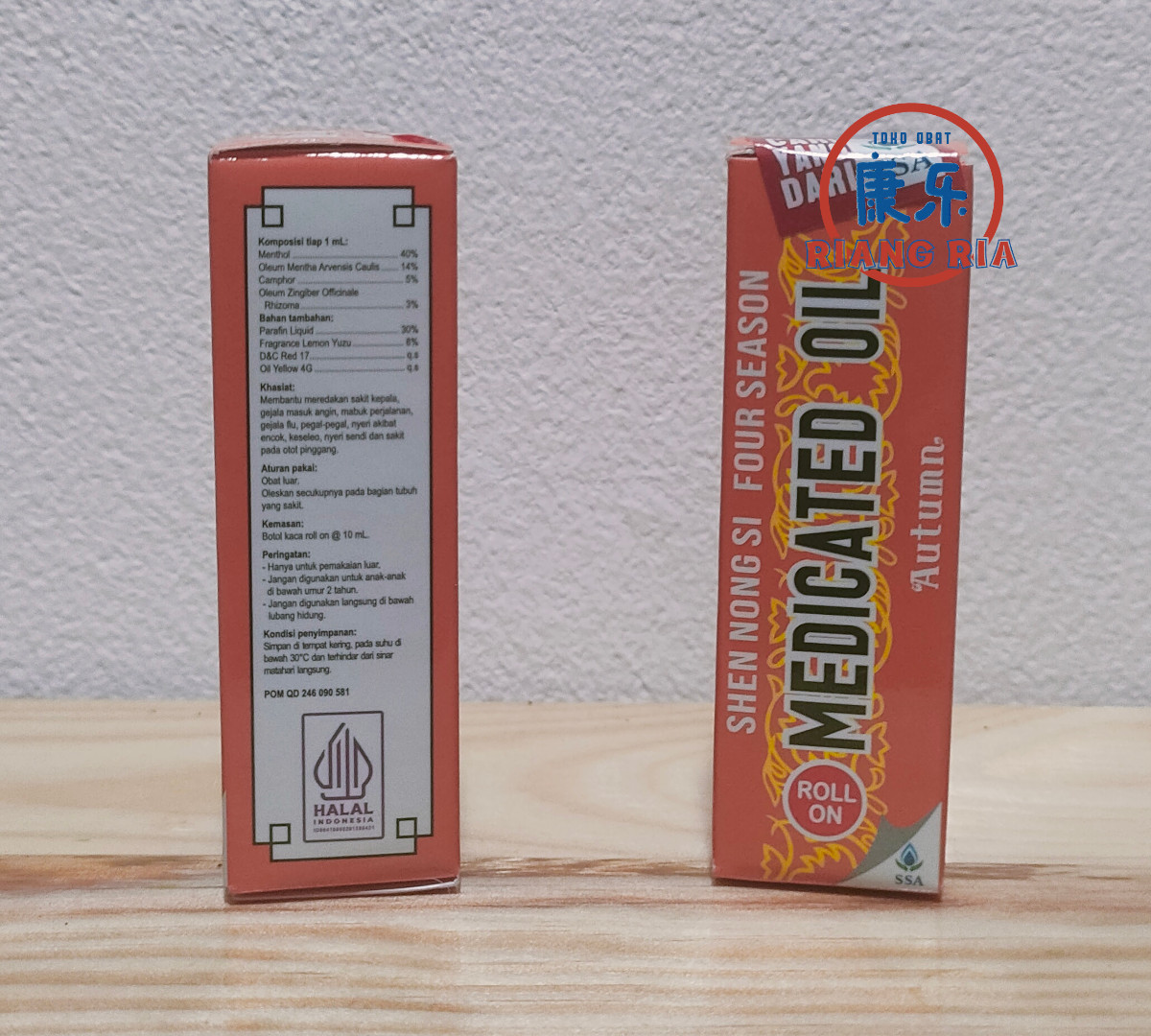 Four Season Medicated Oil Autumn Roll-On 10 ml - Minyak angin seciyu - Image 3