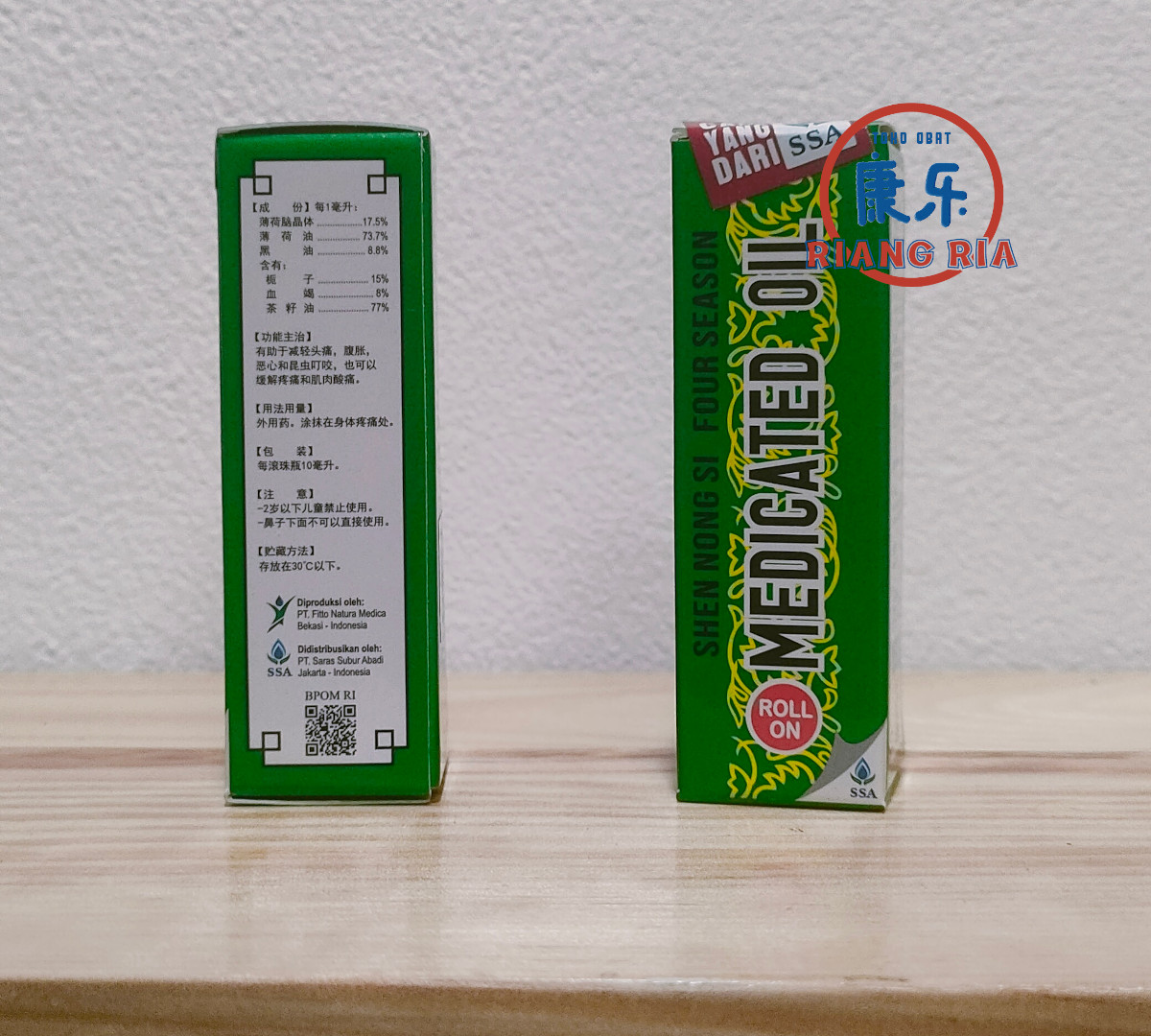 Four Season Medicated Oil Classic Roll-On 10 ml - Minyak angin seciyu - Image 3