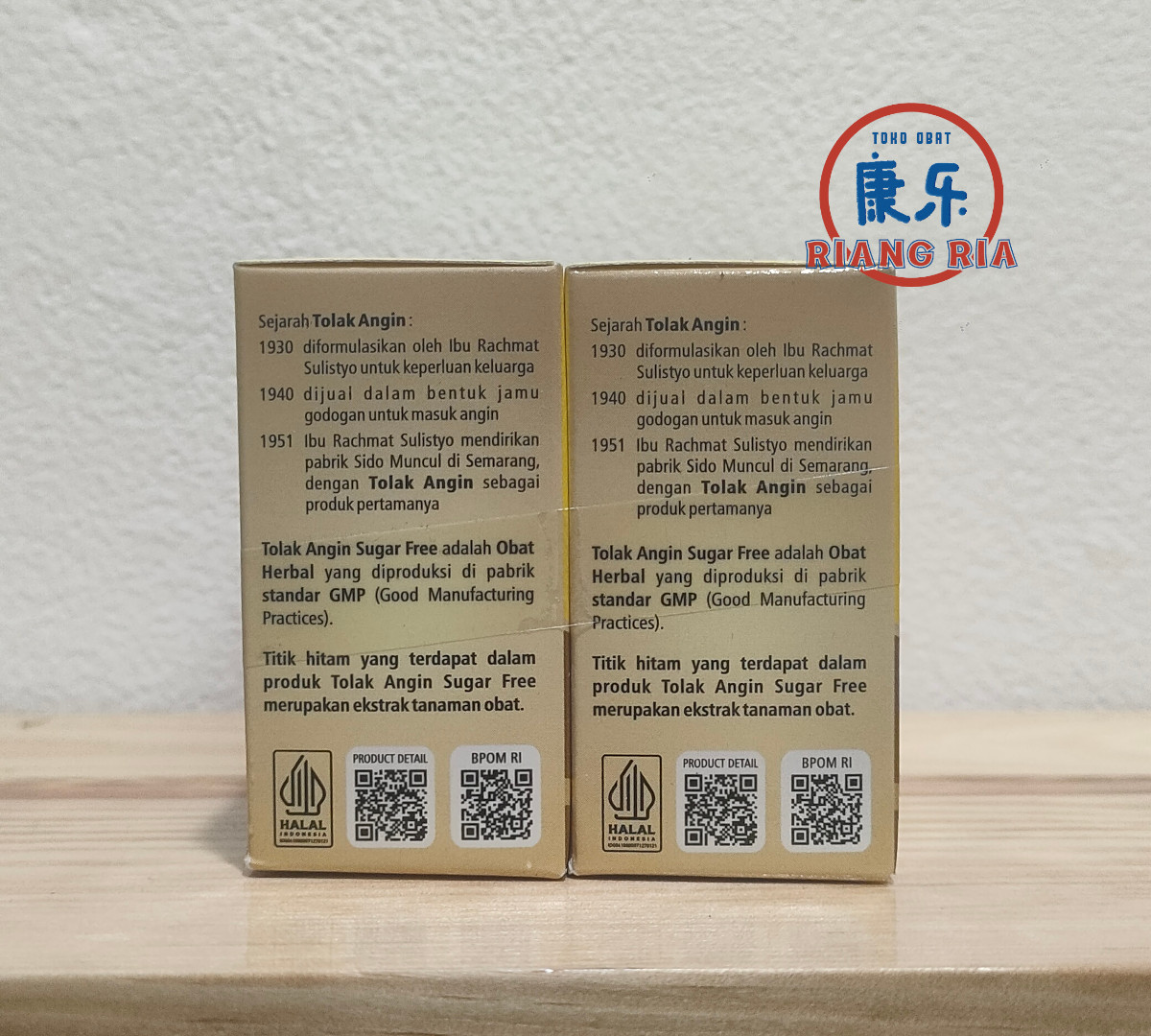 Tolak Angin Cair Bebas Gula Herbal
