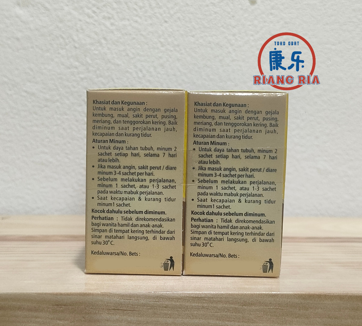 Tolak Angin Cair Dewasa Bebas Gula Herbal Aman Diabetes - Box isi 5 Sachet @15ml - Image 2